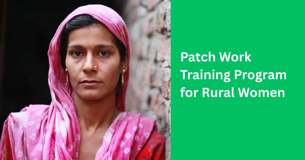 Patch Work Training Program for Rural Women